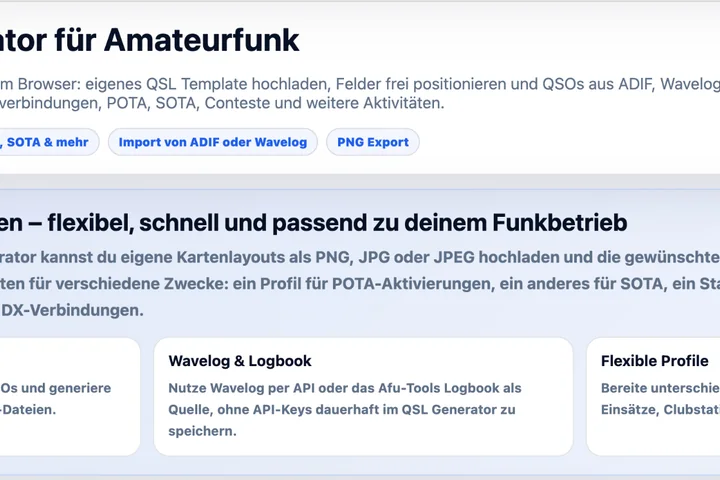 Vorschau: QSL Card Manager